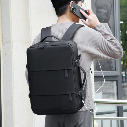 Computer Large Capacity Simple Leisure Multifunctional Business Backpack