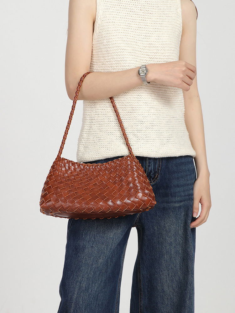 Women's Woven Retro Hand-woven Vegetable Basket Simple Bags