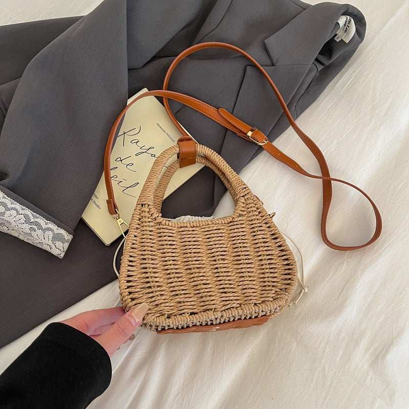 Women's Popular Niche Woven Summer Fashion Straw Exquisite Vegetable Bags