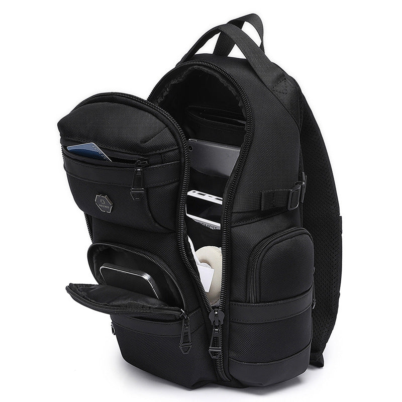 Men's Oxford Cloth Waterproof Large Capacity High Men's Chest Bag