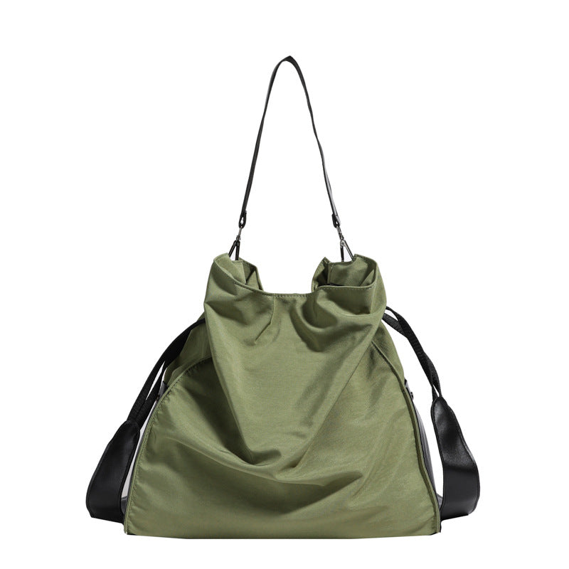 Women's Korean Large Capacity Drawstring College Style Shoulder Bags