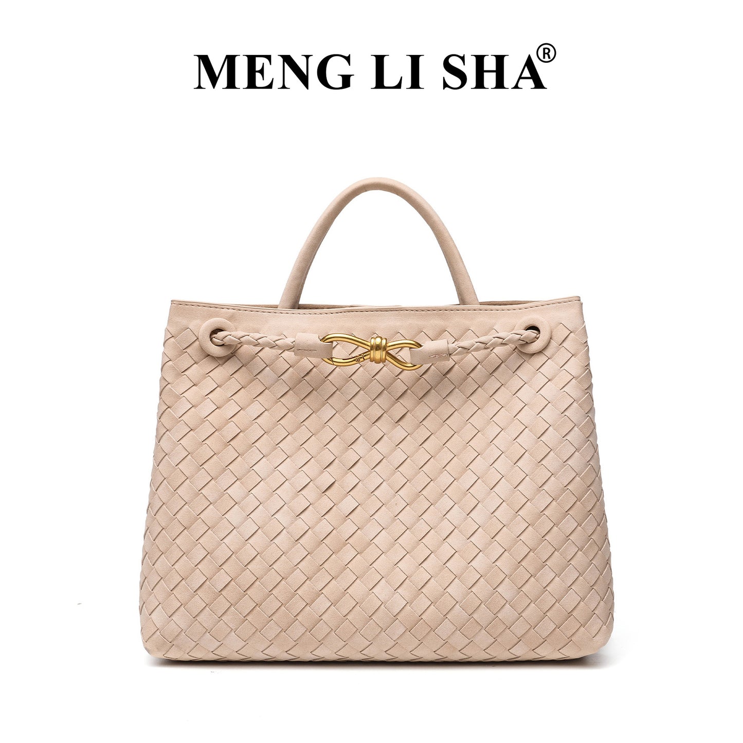 Women's High-grade Portable Vintage Frosted Suede Woven Women's Handbag