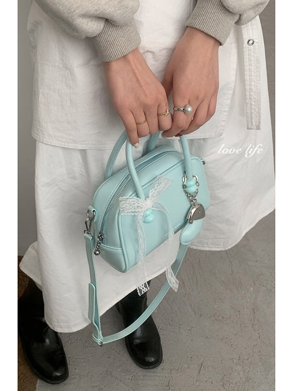 Women's Spring Fashion Portable Bowling Korean Small Square Bags