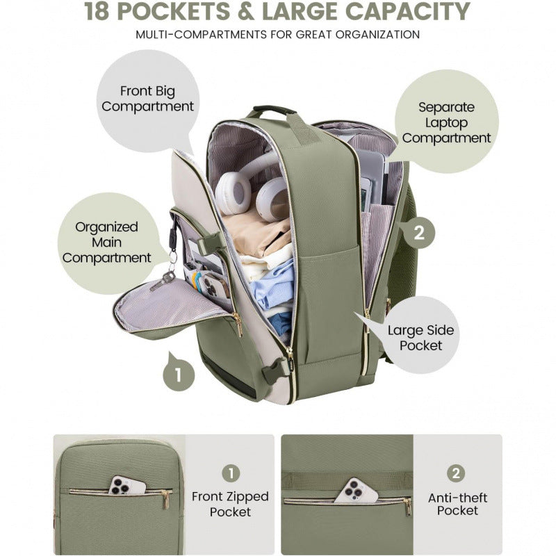 Large Capacity Match Sets Storage Business Leisure Backpack