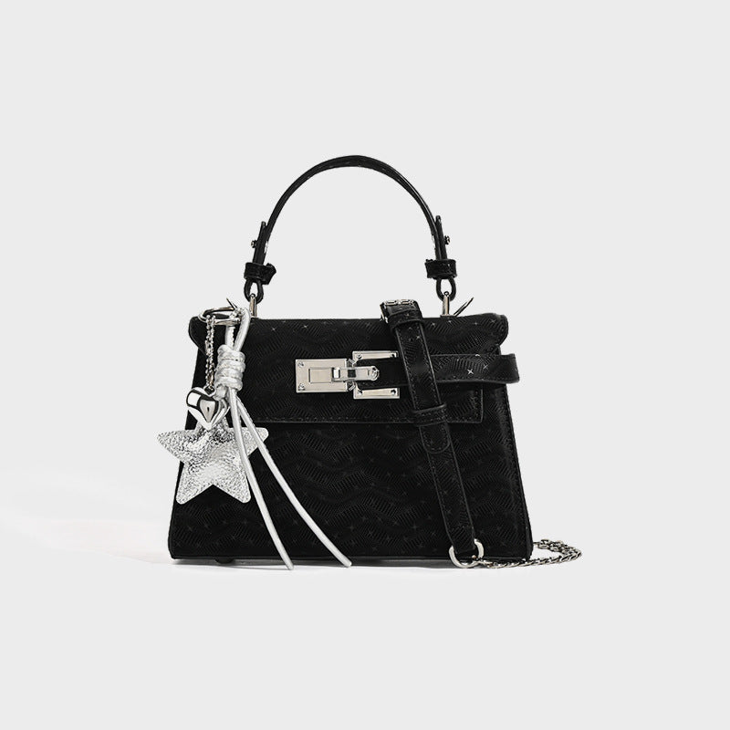 Kelly Niche Exquisite Crocodile Pattern High Sense Handbags