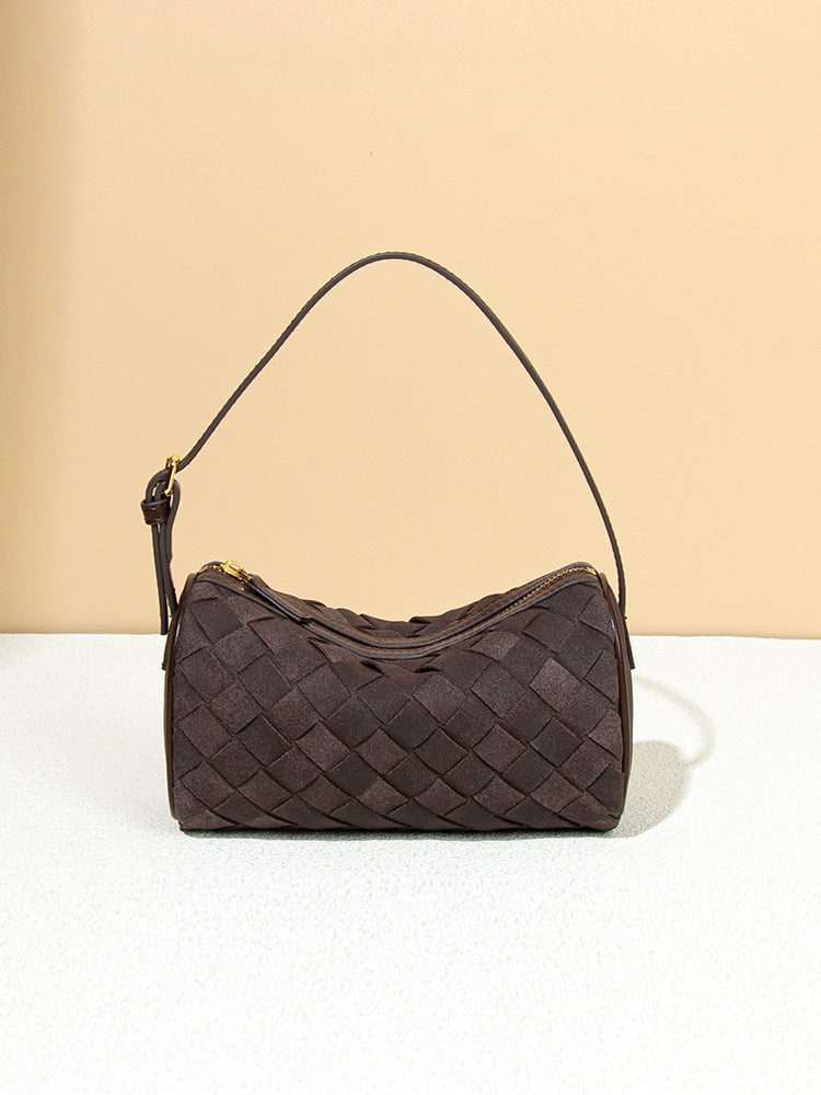 Lazy Versatile Korean Style Niche Frosted Suede Bags