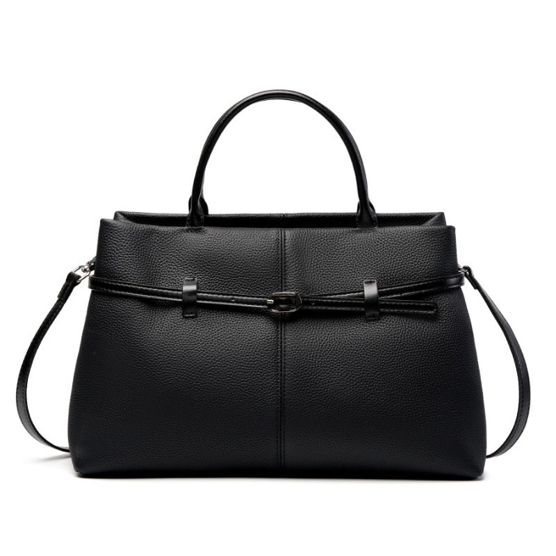 Women's High-grade Leather Large Capacity Commuter Women's Messenger Bag