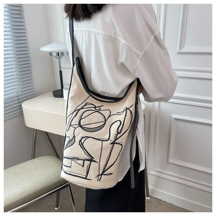 Women's Iti Canvas Fashion Summer Color Matching Women's Messenger Bag