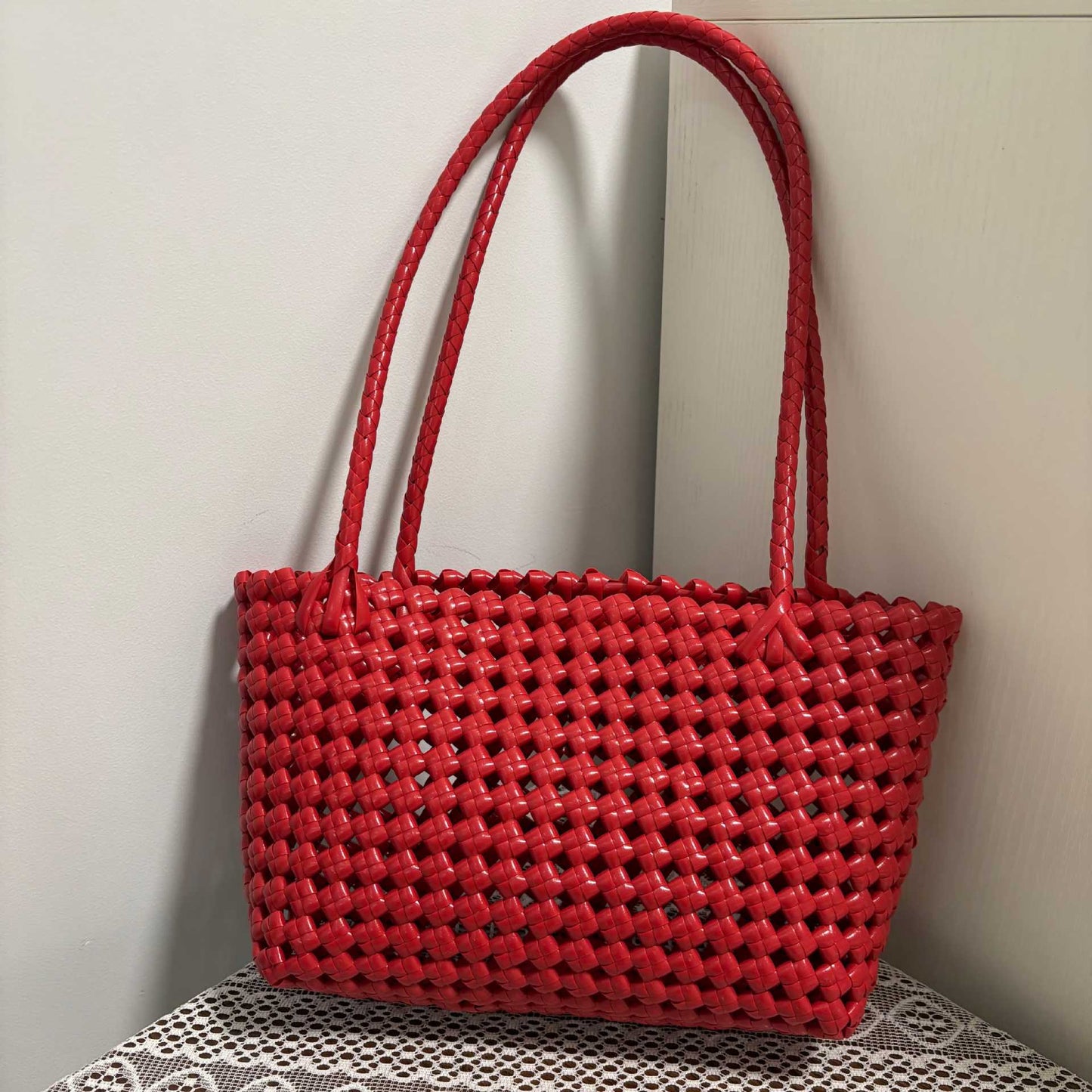 Super Popular Finished Woven Korean Style High-grade Vegetable Women's Handbag