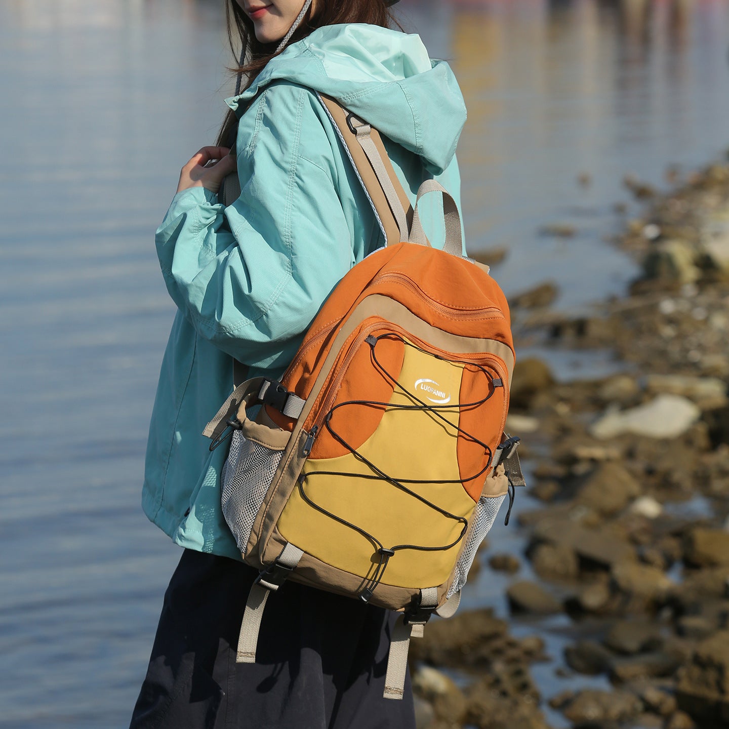 Cool Versatile Nylon Lightweight Multifunctional Leisure Backpacks