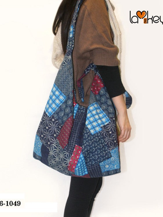 Women's Big Linen Cotton Printed Cloth Can Be Bags