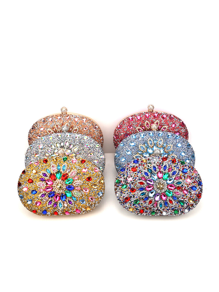 Women's Light Luxury Diamond Fashionable Elegant Exquisite Ball Gown Bags