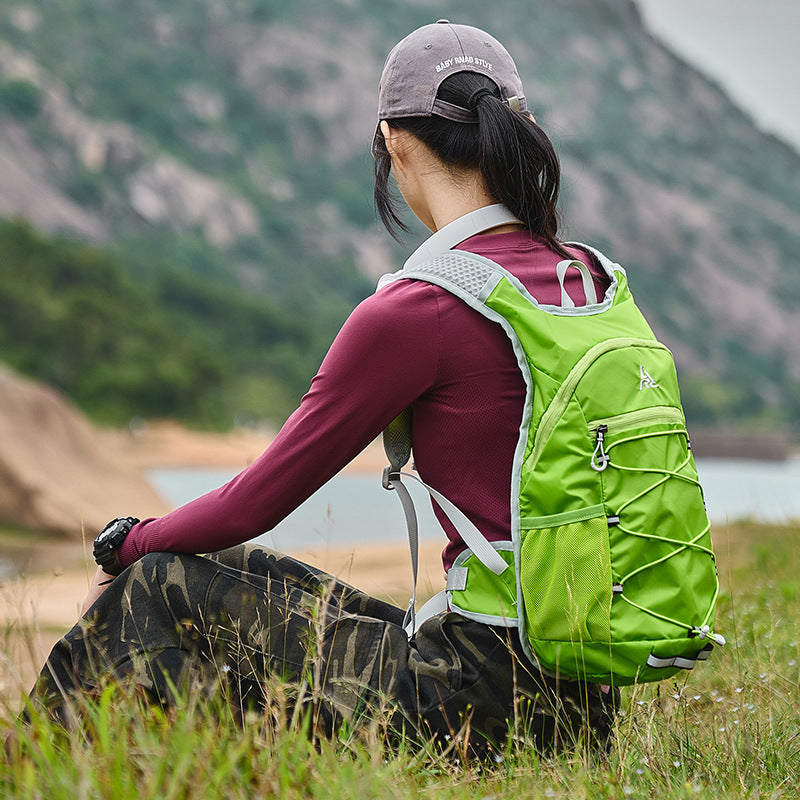 Women's & Men's With Bee Pattern Biking Walking Lightweight Large Mountain Climbing, Hiking Bag