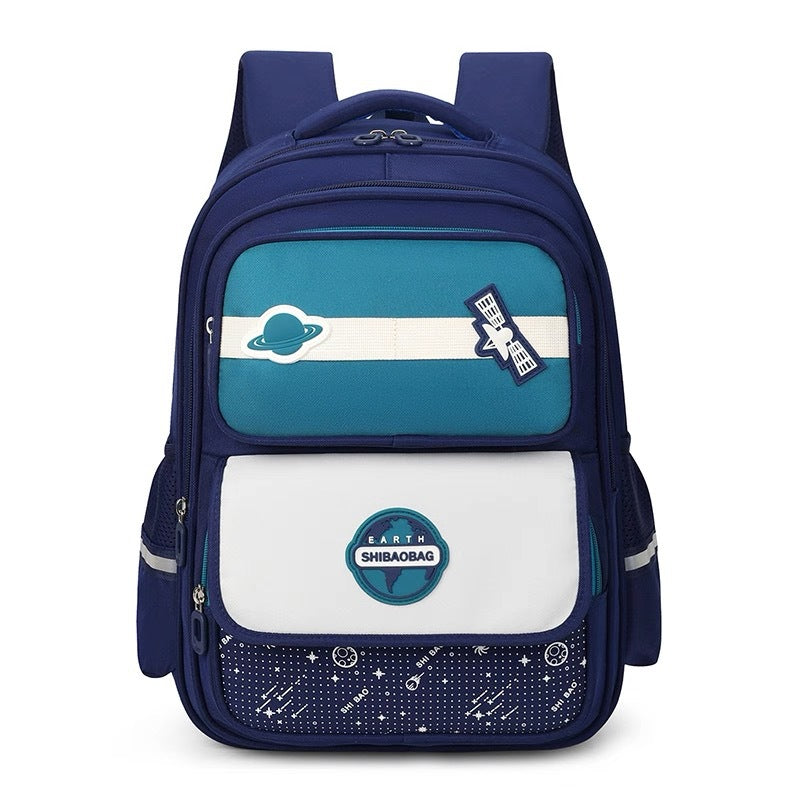 Large Capacity Breathable Waterproof Boys Grade Lightweight Spine Primary School Bag