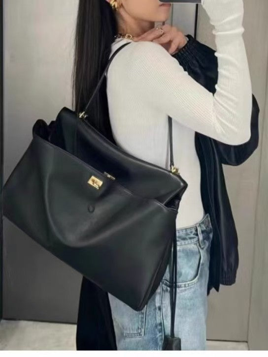 Women's Genuine Leather Underarm High-grade Large Capacity Women's Shoulder Bag