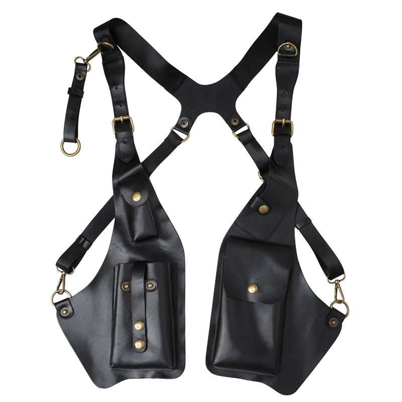 Women's & Men's Motorcycle Waistcoat Cycling Trend Bags