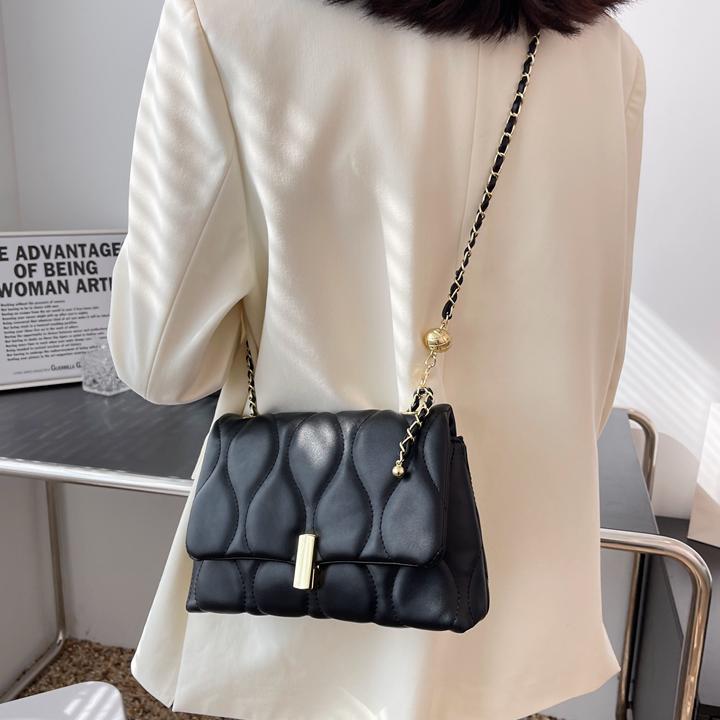 Women's Trendy Fashionable High Sense Leisure Chain Small Square Bag