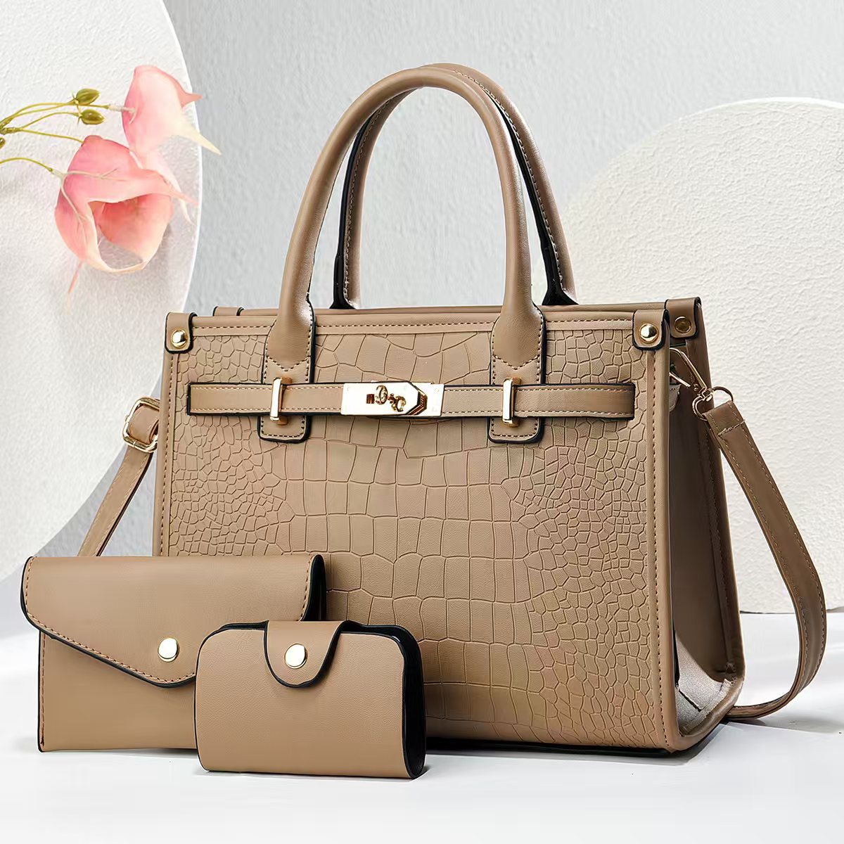 Texture Mother Affordable Luxury Fashion Large Women's Handbag