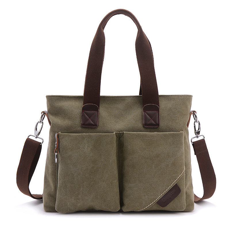 Unique Men's Canvas For Simple Business Bags