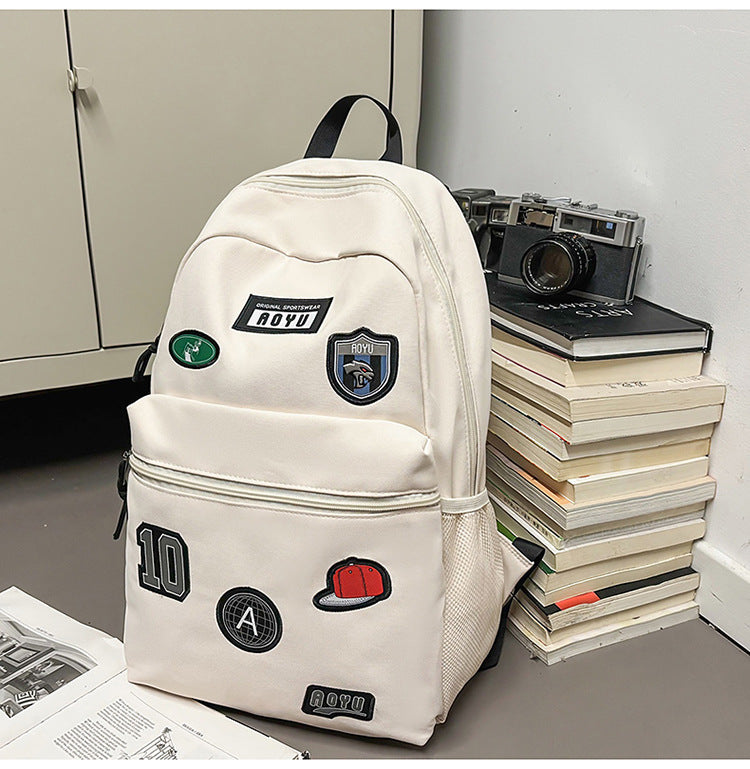 Style Good-looking Trendy Cool College Couple Junior Lightweight Large Leisure Backpack