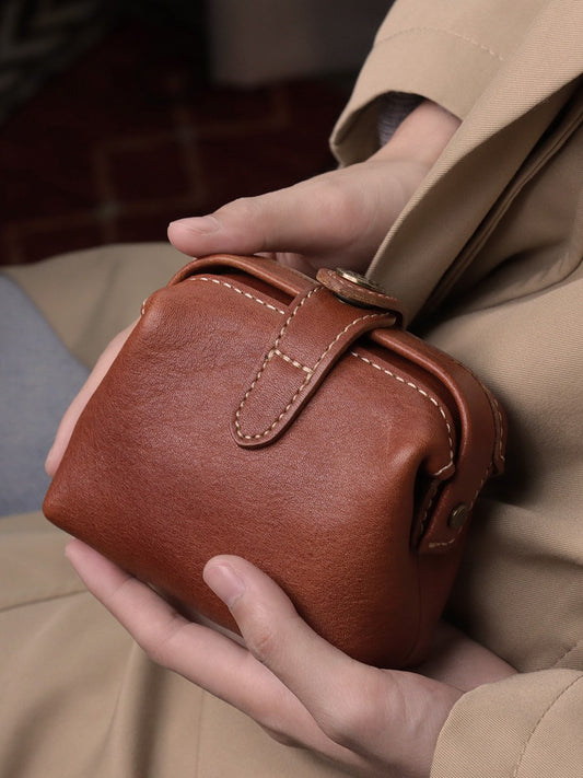 Tree Lamb Vegetable Tanned Brushed Cowhide Men's Clutch