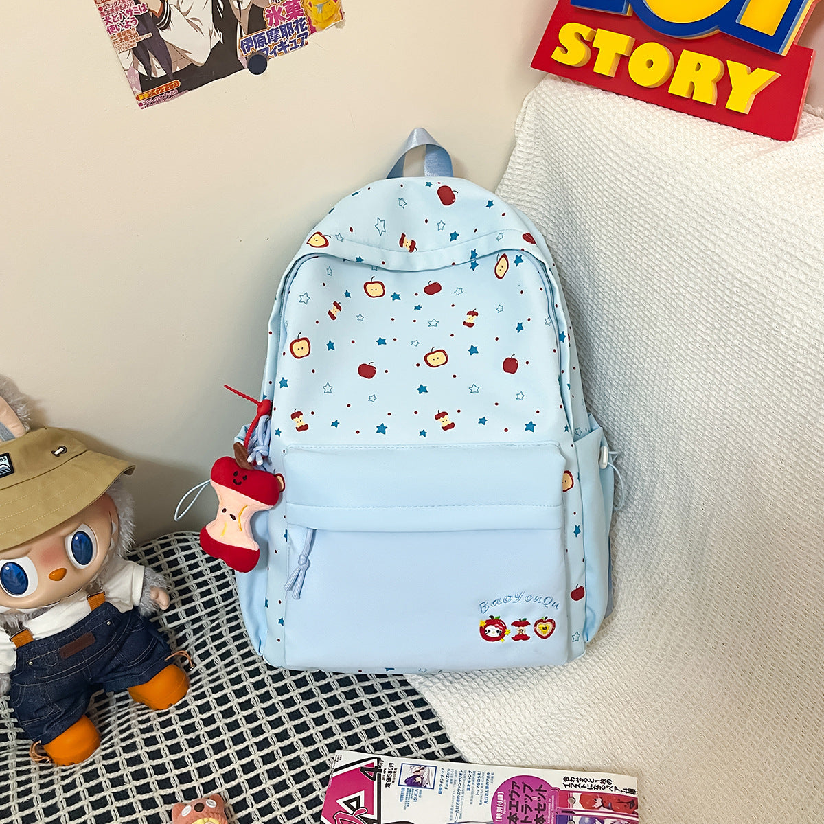Style Good-looking Primary Secondary Lightweight Fresh Sweet Backpacks