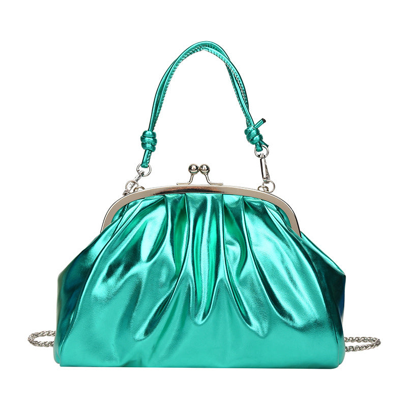 Women's Bright Leather Shell Spring Soft Fashion Women's Shoulder Bag