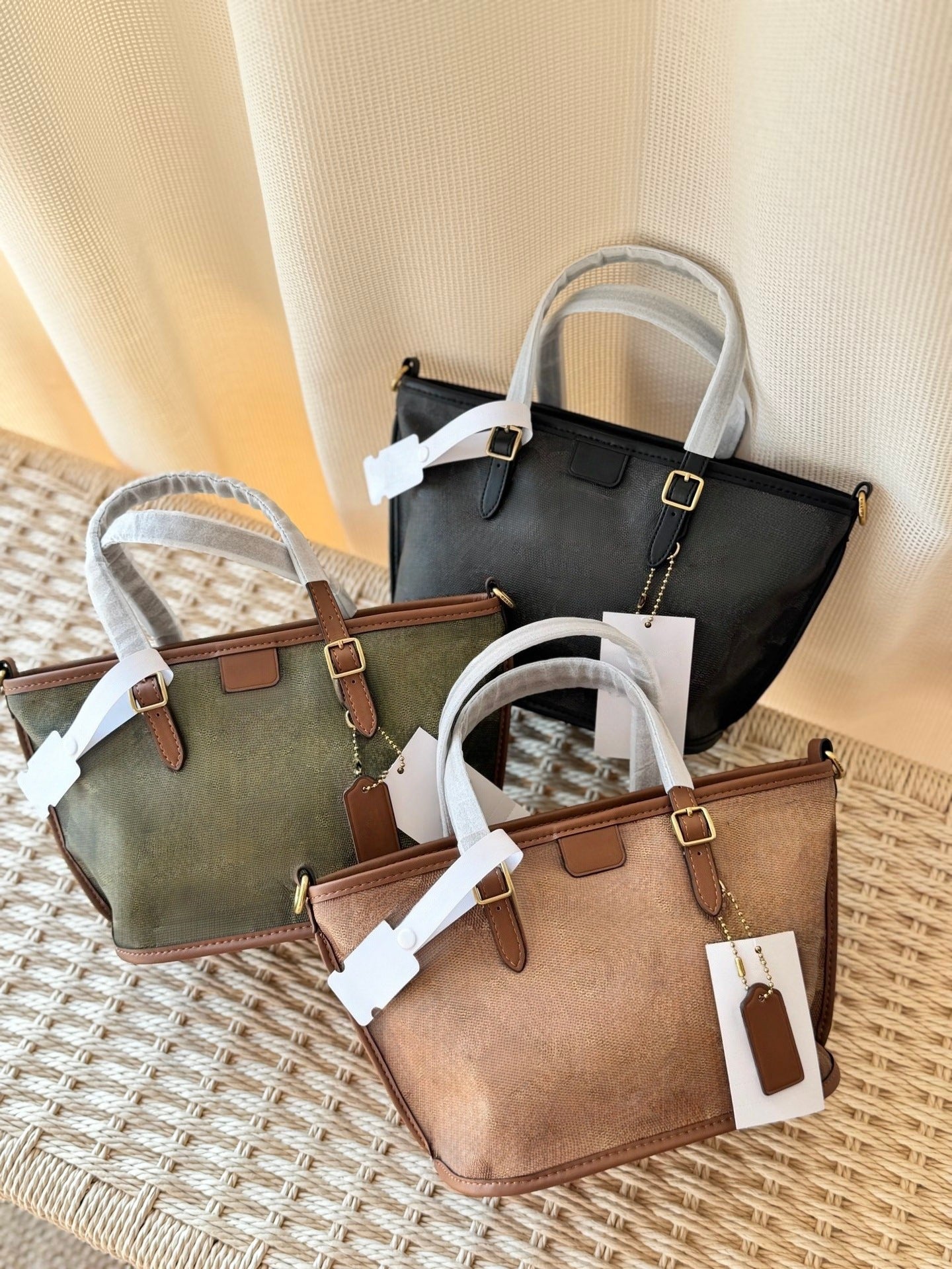 Women's Vegetable Basket Presbyopic Portable Fashion Retro Bags
