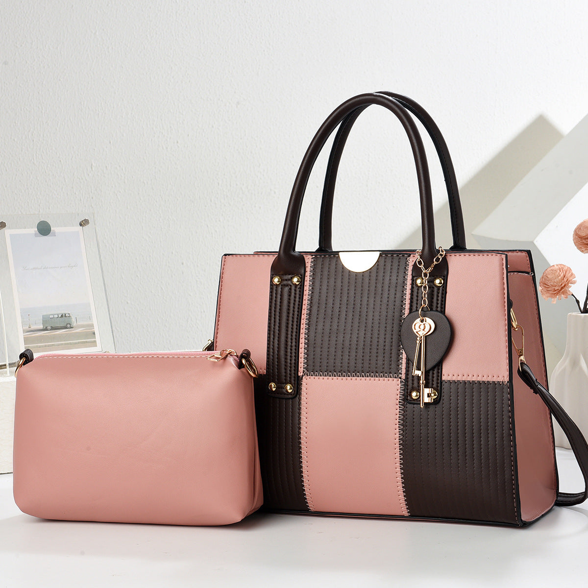 Women's Fashion Large Capacity Combination High-grade Embroidery Women's Handbag