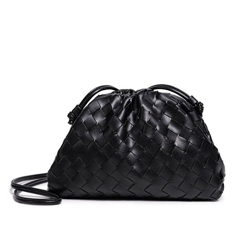 Women's Woven Cloud Dumpling Popular Fashion Clutch Women's Shoulder Bag