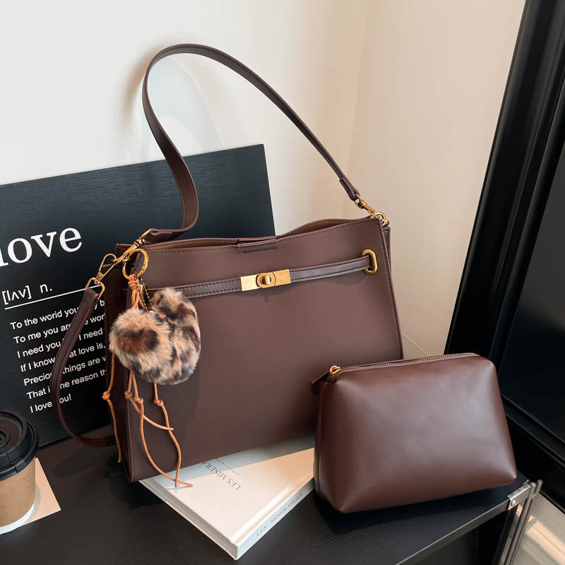 Women's Trendy Large Capacity Commuting Fashion High-grade Tote Bags