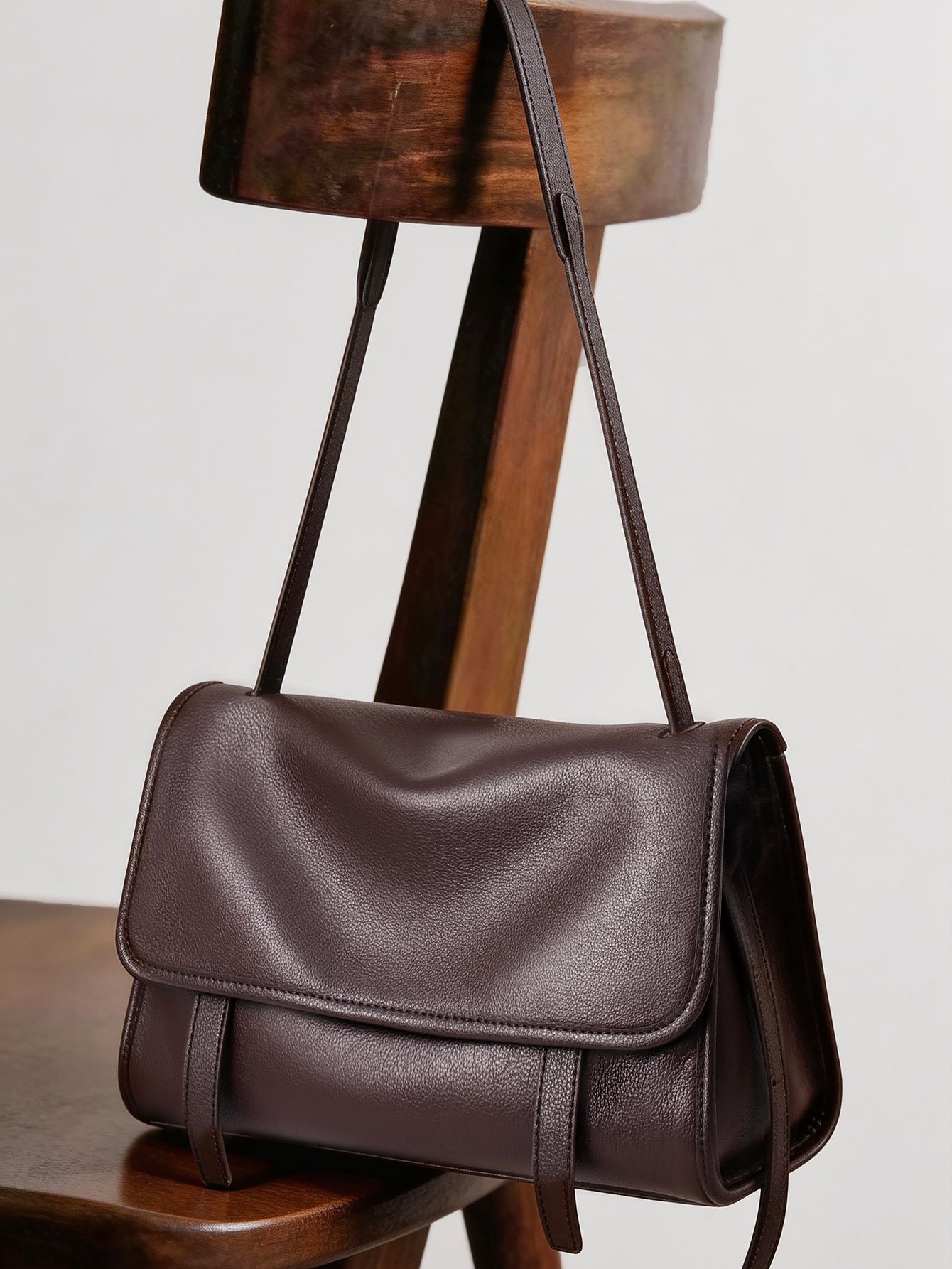 Trendy Calf Leather Vintage For Genuine Women's Shoulder Bag