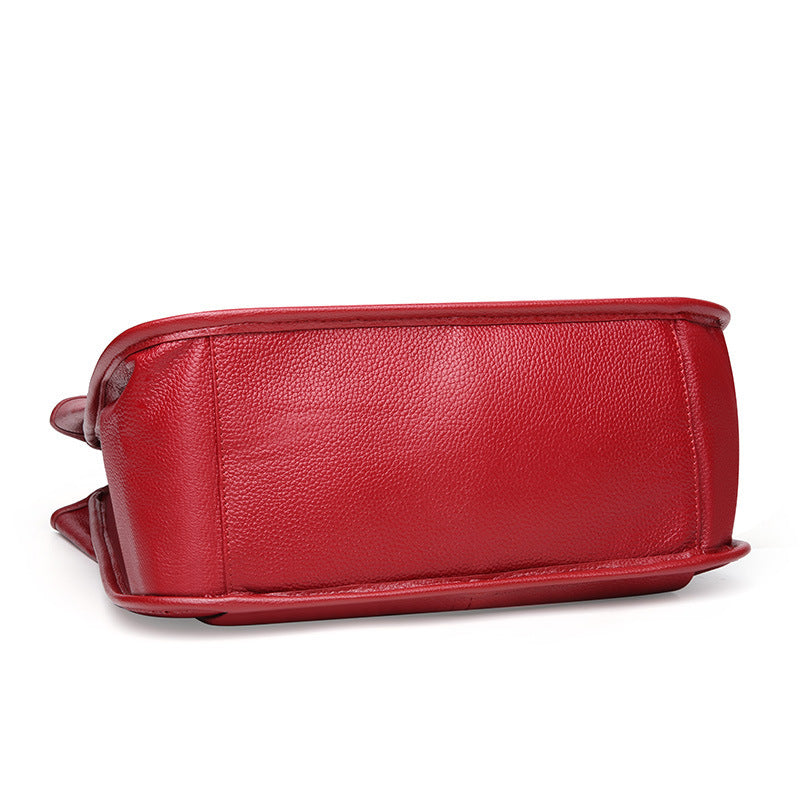 Women's First Layer Cowhide Summer Fashion Genuine Handbags