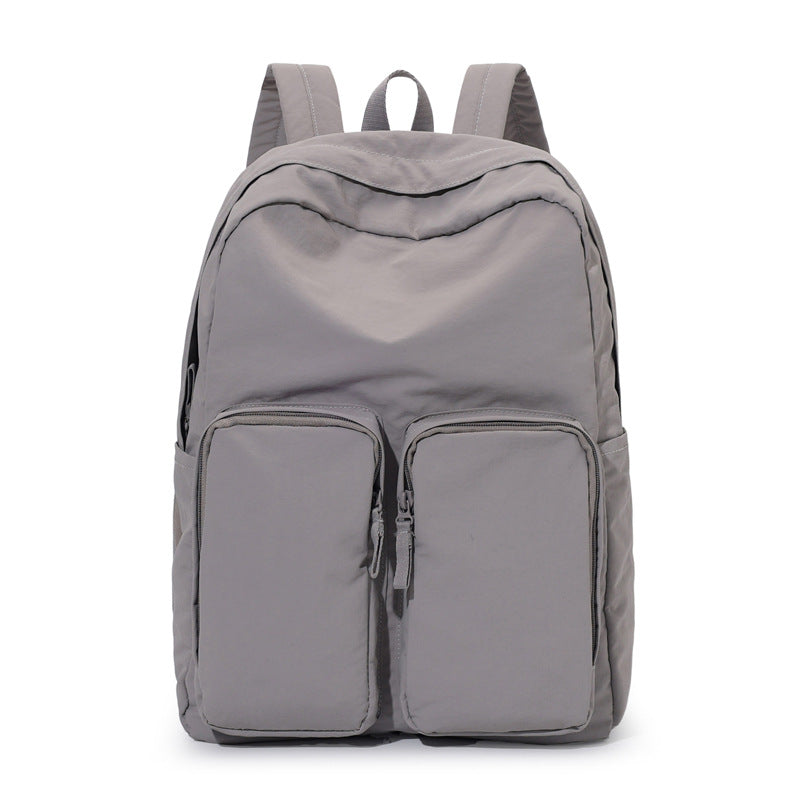 Women's Lightweight Large Capacity Storage Pleated Washed Leisure Backpack