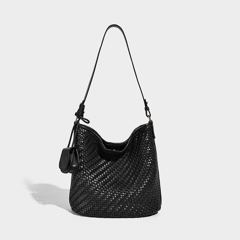 High-grade Hand-woven Large Capacity Totes Underarm Tote Bag