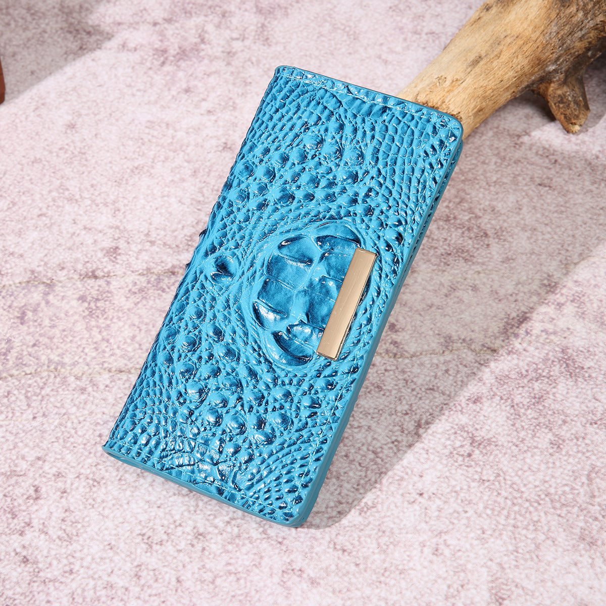 Women's Fashion Retro Crocodile Pattern Brahmin Women's Clutch