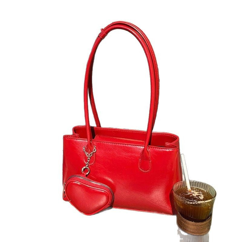 Pendant French Stick Oil Wax Glossy Texture Bags