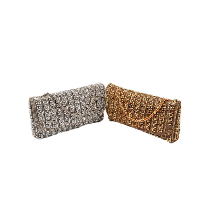 Women's Fashion Party With Diamonds Chain Hand Bags