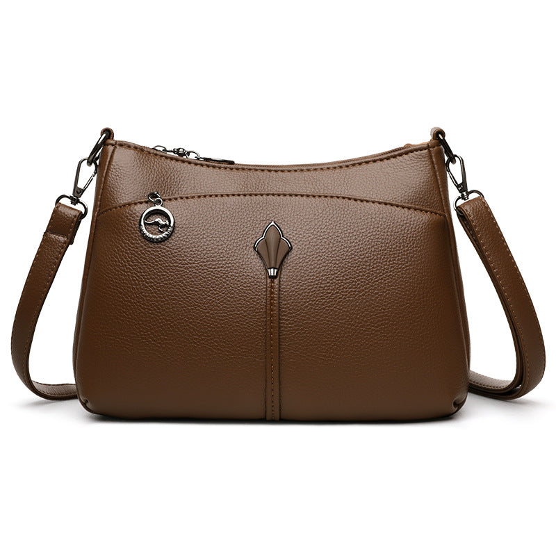 Women's Simple Advanced Texture Fashion Commuter Large Women's Shoulder Bag