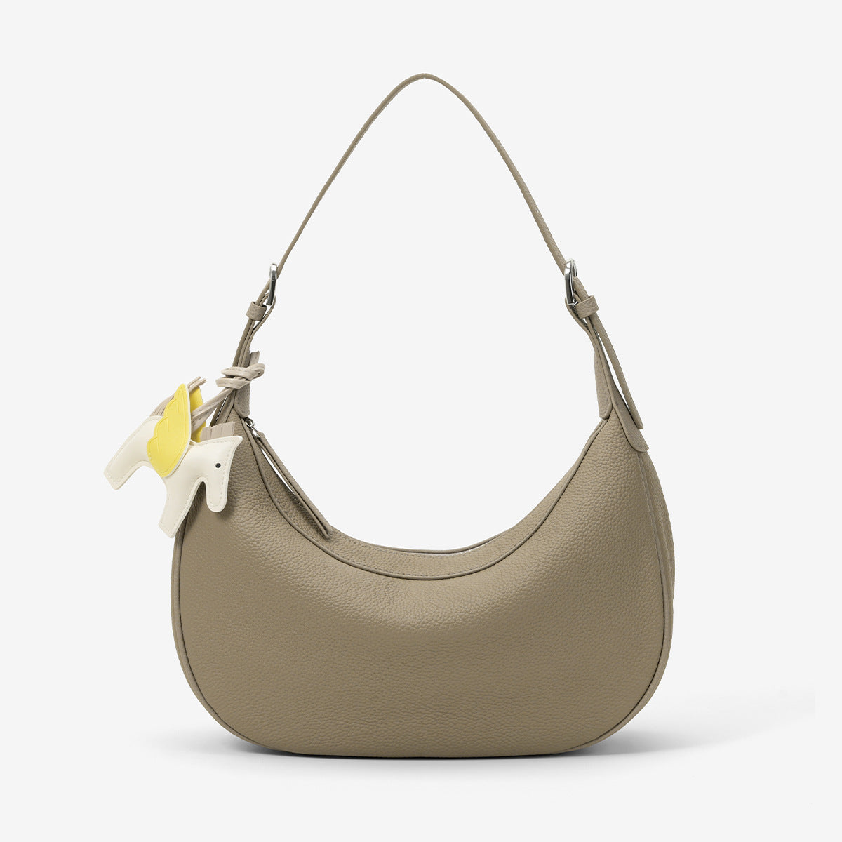 Women's First Layer Cowhide Selenodont Commute Underarm Bags