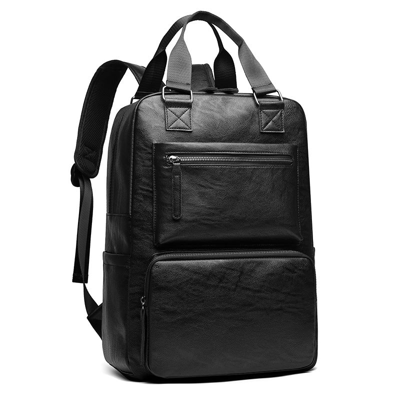 Men's Large Capacity Leather Commuter Computer Portable Bags