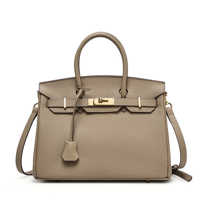 Women's Fashionable Korean Style Genuine Leather Simple Women's Messenger Bag
