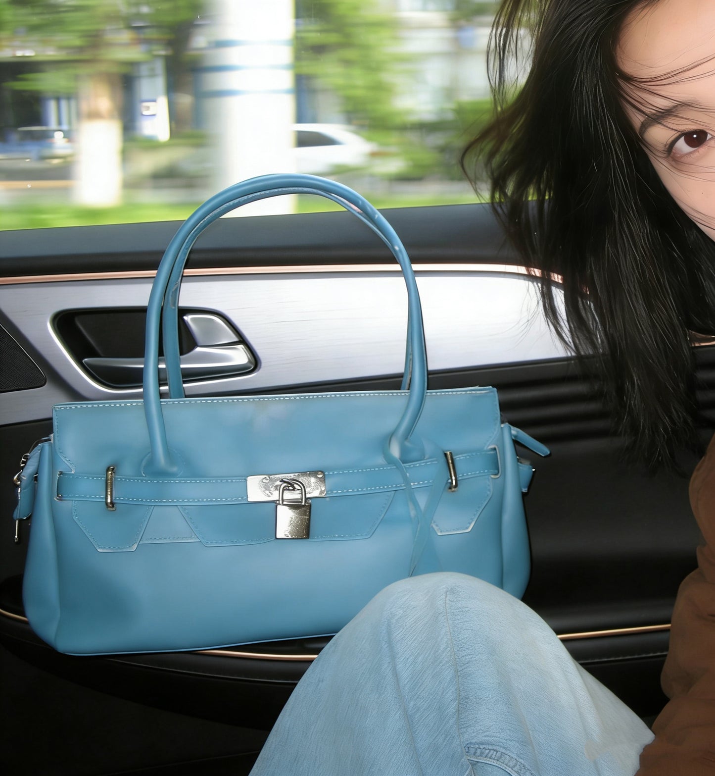 Women's Transparent Jelly Catch Kelly Portable Underarm Women's Handbag