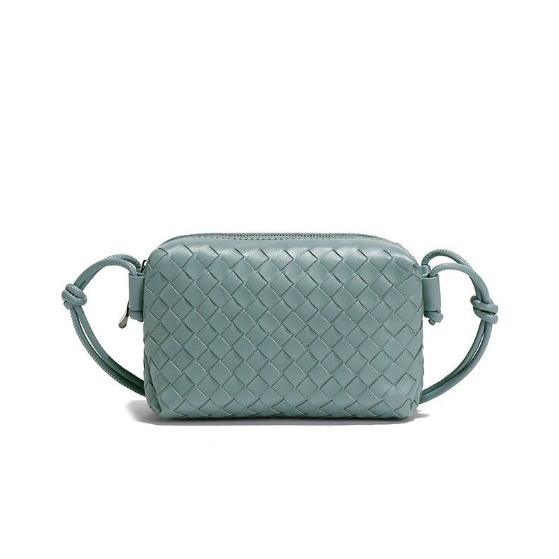 Women's Simple Weaving Fashion Fashionable Texture Small Square Bags