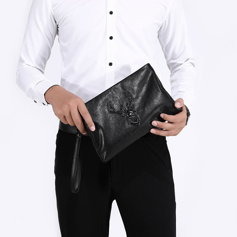 Men's Hand Holding Envelope Large Capacity Urban Men's Clutch