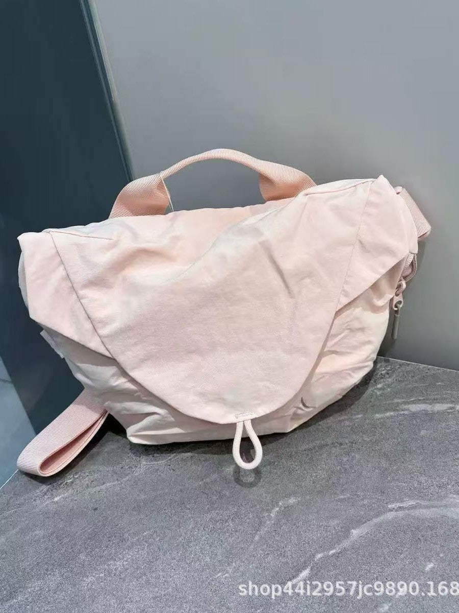 Women's Magnetic Fitness Cycling Nylon Dumpling Women's Messenger Bag