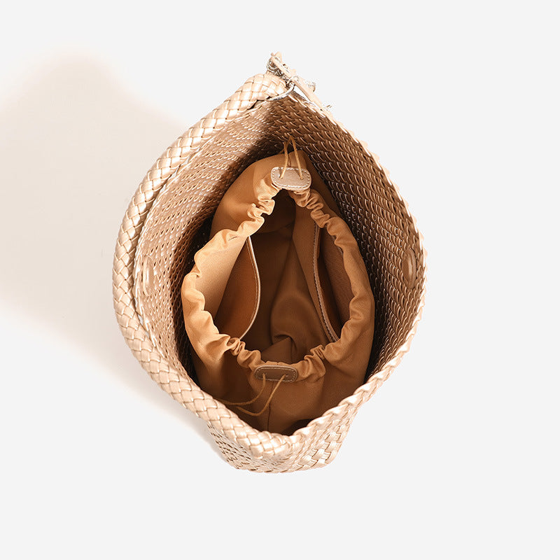 Hand-woven Large Capacity Trendy Underarm Mother Bags