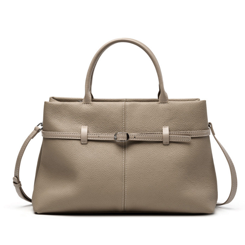 Women's High-grade Leather Large Capacity Commuter Women's Messenger Bag