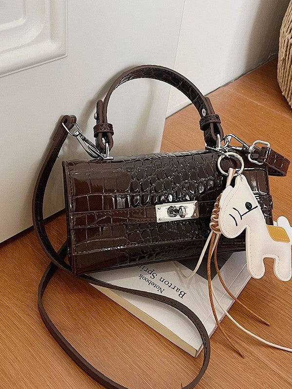 Niche High-grade Fashion Portable Kelly Female Crocodile Bags
