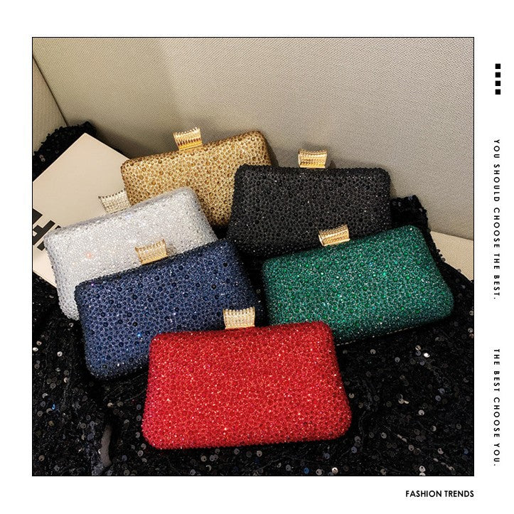 Women's Banquet Hot Drilling Luxury Rhinestone Clutch Dinner Bag
